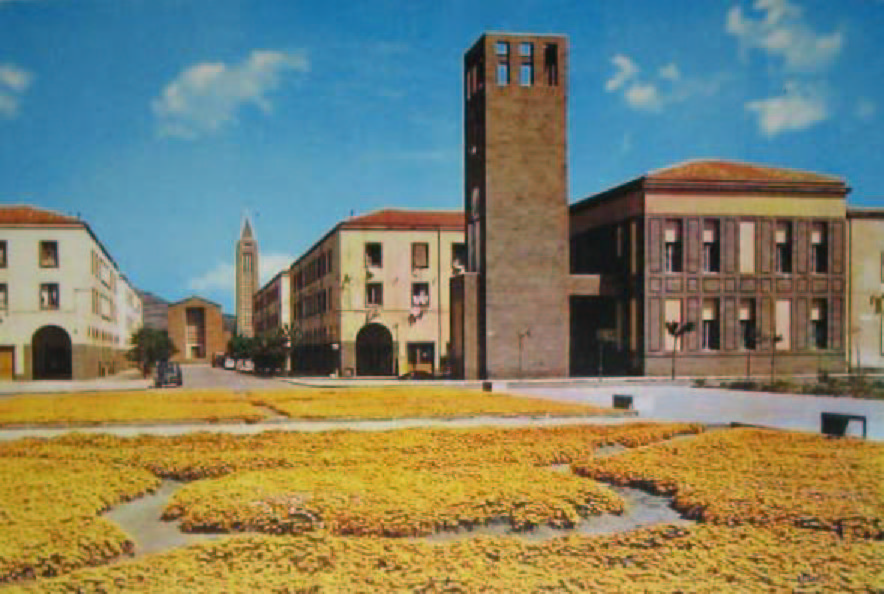 Vista panoramica di Fertilia. Cartolina dei primi anni ‘60