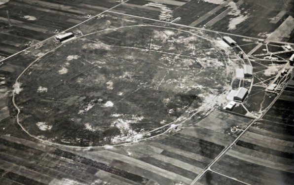 Aeroporto Militare Fertilia anno 1940 circa (inaugurato il 28 marzo 1938)
