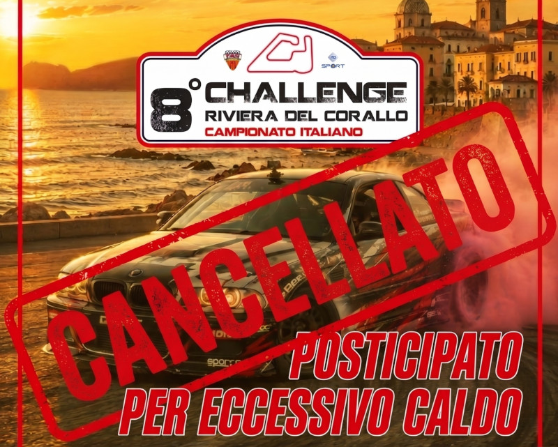 Troppo caldo ad Alghero: rinviato a settembre l’8° Formula Challenge Riviera del Corallo